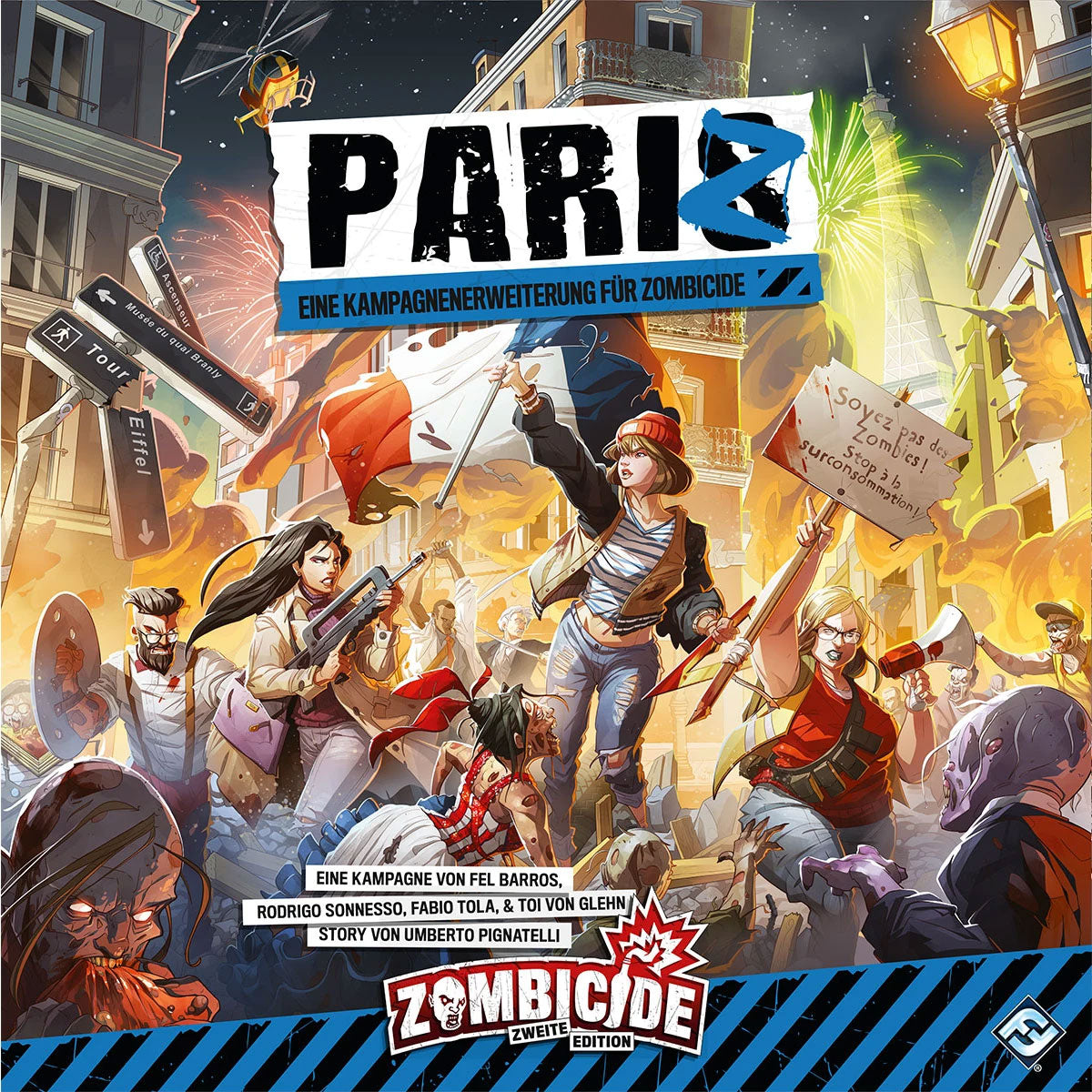 Zombicide (2. Edition): PariZ Cover