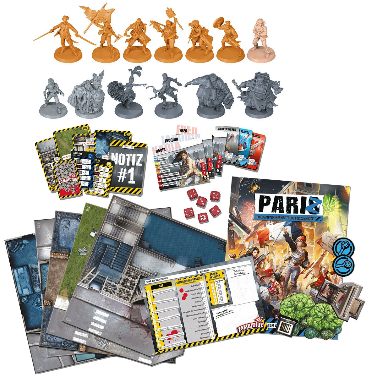 Zombicide (2. Edition): PariZ Detail