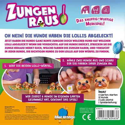 Zungen Raus! Rückseite